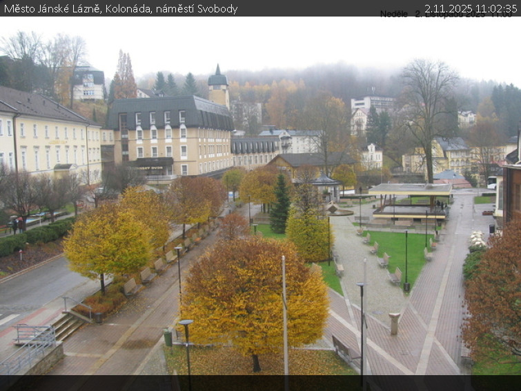 Město Jánské Lázně - Kolonáda, náměstí Svobody - 2.11.2025 v 11:02 Město Jánské Lázně - Kolonáda, náměstí Svobody - 2.11.2025 v 11:02