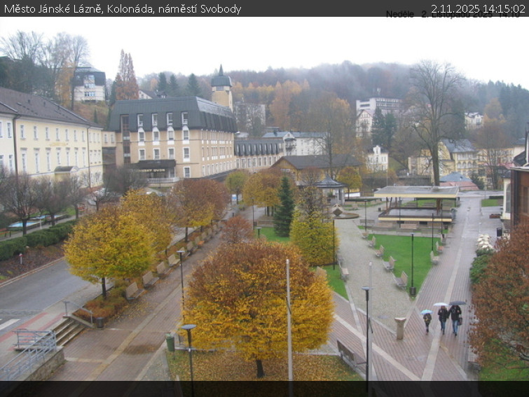 Město Jánské Lázně - Kolonáda, náměstí Svobody - 2.11.2025 v 14:15 Město Jánské Lázně - Kolonáda, náměstí Svobody - 2.11.2025 v 14:15