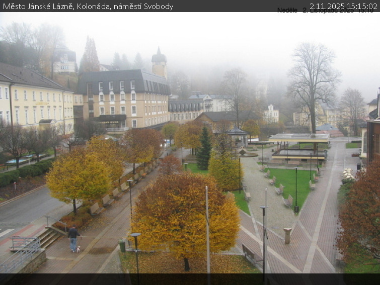 Město Jánské Lázně - Kolonáda, náměstí Svobody - 2.11.2025 v 15:15 Město Jánské Lázně - Kolonáda, náměstí Svobody - 2.11.2025 v 15:15