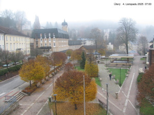 Město Jánské Lázně - Kolonáda, náměstí Svobody - 4.11.2025 v 07:02 Město Jánské Lázně - Kolonáda, náměstí Svobody - 4.11.2025 v 07:02
