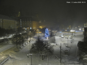 Město Jánské Lázně - Kolonáda, náměstí Svobody - 2.1.2026 v 05:15 Město Jánské Lázně - Kolonáda, náměstí Svobody - 2.1.2026 v 05:15