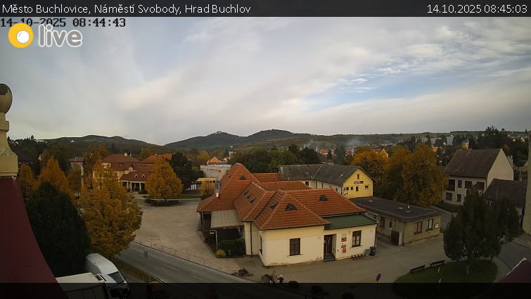 Město Buchlovice - Náměstí Svobody, Hrad Buchlov - 14.10.2025 v 08:45 Město Buchlovice - Náměstí Svobody, Hrad Buchlov - 14.10.2025 v 08:45