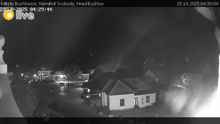 Město Buchlovice - Náměstí Svobody, Hrad Buchlov - 23.10.2025 v 04:30 Město Buchlovice - Náměstí Svobody, Hrad Buchlov - 23.10.2025 v 04:30