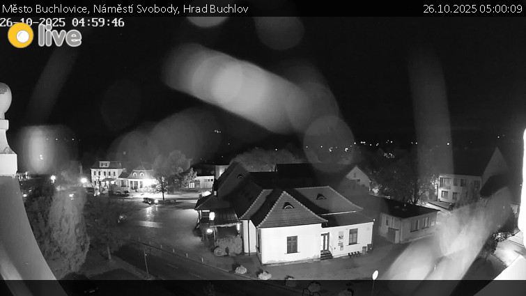 Město Buchlovice - Náměstí Svobody, Hrad Buchlov - 26.10.2025 v 05:00 Město Buchlovice - Náměstí Svobody, Hrad Buchlov - 26.10.2025 v 05:00