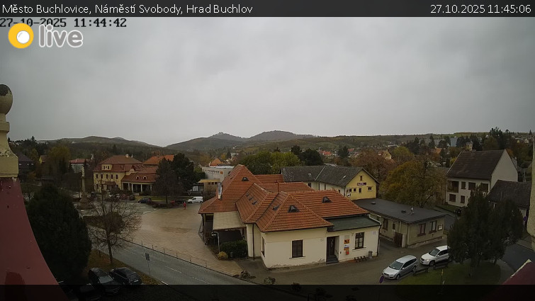 Město Buchlovice - Náměstí Svobody, Hrad Buchlov - 27.10.2025 v 11:45 Město Buchlovice - Náměstí Svobody, Hrad Buchlov - 27.10.2025 v 11:45