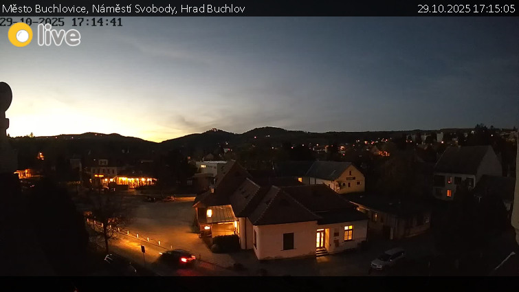 Město Buchlovice - Náměstí Svobody, Hrad Buchlov - 29.10.2025 v 17:15 Město Buchlovice - Náměstí Svobody, Hrad Buchlov - 29.10.2025 v 17:15