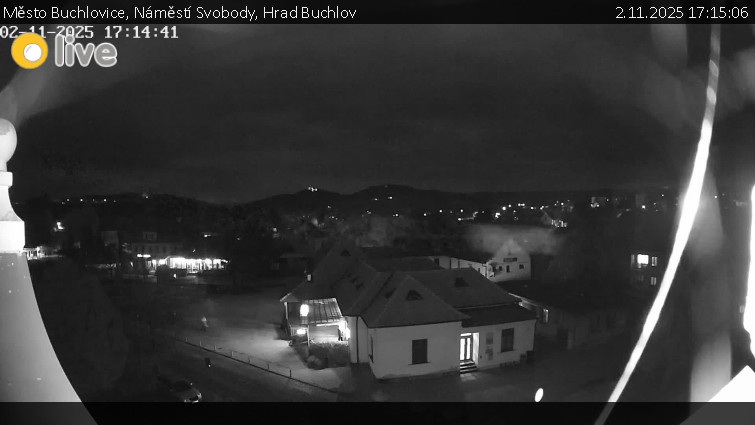 Město Buchlovice - Náměstí Svobody, Hrad Buchlov - 2.11.2025 v 17:15 Město Buchlovice - Náměstí Svobody, Hrad Buchlov - 2.11.2025 v 17:15