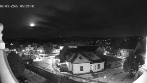 Město Buchlovice - Náměstí Svobody, Hrad Buchlov - 2.1.2026 v 05:30 Město Buchlovice - Náměstí Svobody, Hrad Buchlov - 2.1.2026 v 05:30