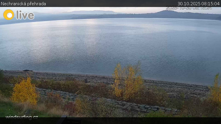 Nechranická přehrada - Nechranická přehrada - 30.10.2025 v 08:15 Nechranická přehrada - Nechranická přehrada - 30.10.2025 v 08:15