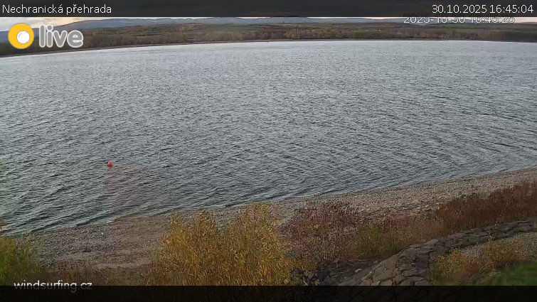 Nechranická přehrada - Nechranická přehrada - 30.10.2025 v 16:45 Nechranická přehrada - Nechranická přehrada - 30.10.2025 v 16:45