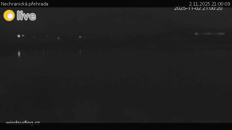 Nechranická přehrada - Nechranická přehrada - 2.11.2025 v 21:00 Nechranická přehrada - Nechranická přehrada - 2.11.2025 v 21:00