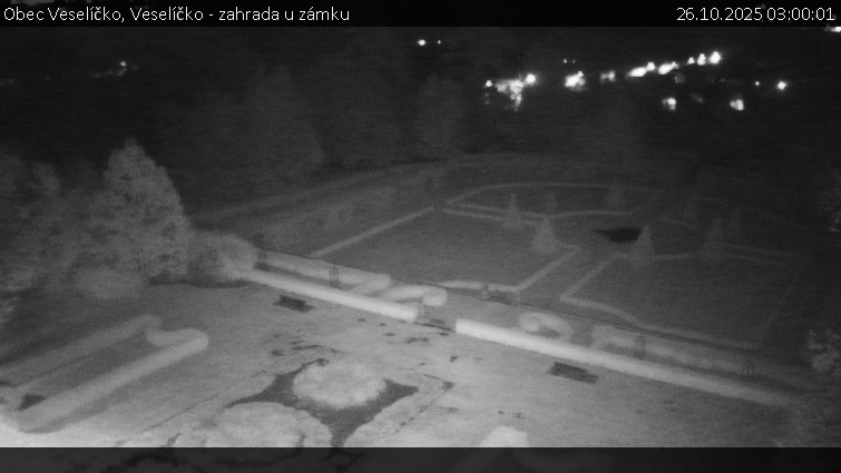 Obec Veselíčko - Veselíčko - zahrada u zámku - 26.10.2025 v 03:00 Obec Veselíčko - Veselíčko - zahrada u zámku - 26.10.2025 v 03:00