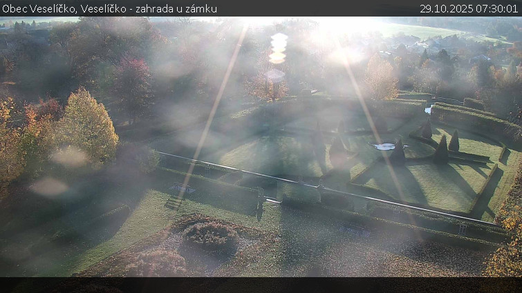 Obec Veselíčko - Veselíčko - zahrada u zámku - 29.10.2025 v 07:30 Obec Veselíčko - Veselíčko - zahrada u zámku - 29.10.2025 v 07:30