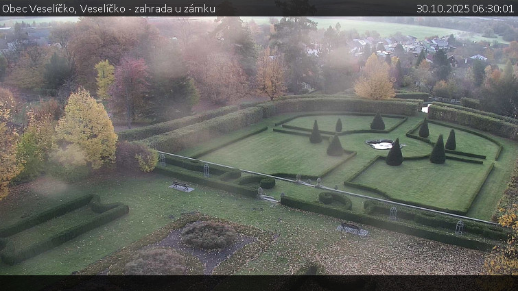 Obec Veselíčko - Veselíčko - zahrada u zámku - 30.10.2025 v 06:30 Obec Veselíčko - Veselíčko - zahrada u zámku - 30.10.2025 v 06:30
