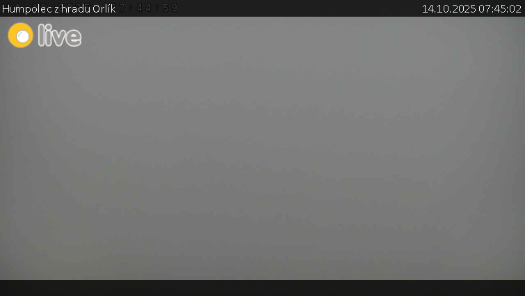 Město Humpolec - Humpolec z hradu Orlík - 14.10.2025 v 07:45 Město Humpolec - Humpolec z hradu Orlík - 14.10.2025 v 07:45