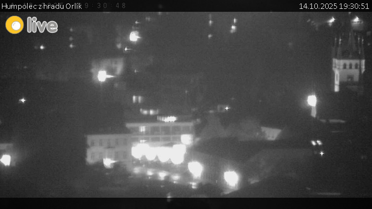 Město Humpolec - Humpolec z hradu Orlík - 14.10.2025 v 19:30 Město Humpolec - Humpolec z hradu Orlík - 14.10.2025 v 19:30