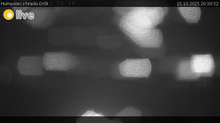 Město Humpolec - Humpolec z hradu Orlík - 15.10.2025 v 20:30 Město Humpolec - Humpolec z hradu Orlík - 15.10.2025 v 20:30