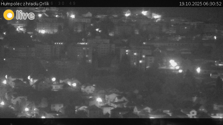 Město Humpolec - Humpolec z hradu Orlík - 19.10.2025 v 06:30 Město Humpolec - Humpolec z hradu Orlík - 19.10.2025 v 06:30