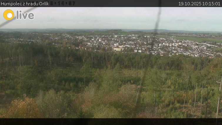 Město Humpolec - Humpolec z hradu Orlík - 19.10.2025 v 10:15 Město Humpolec - Humpolec z hradu Orlík - 19.10.2025 v 10:15