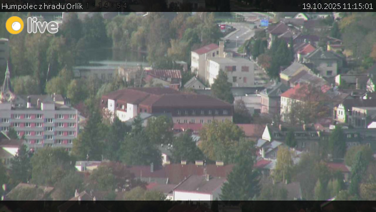 Město Humpolec - Humpolec z hradu Orlík - 19.10.2025 v 11:15 Město Humpolec - Humpolec z hradu Orlík - 19.10.2025 v 11:15