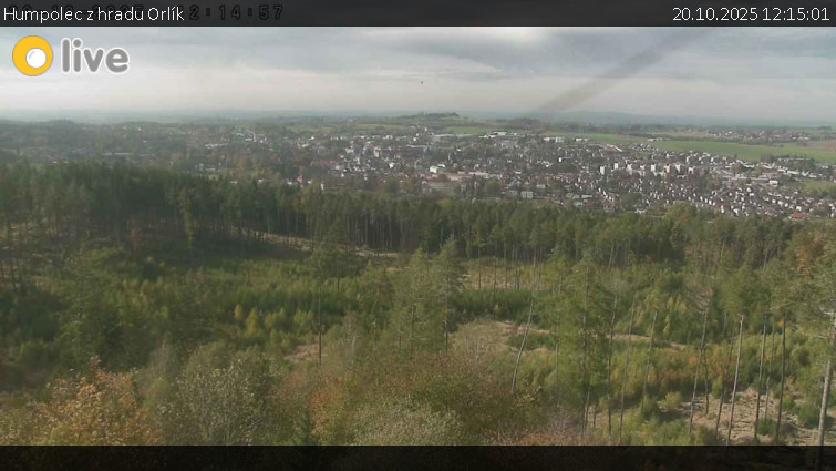 Město Humpolec - Humpolec z hradu Orlík - 20.10.2025 v 12:15 Město Humpolec - Humpolec z hradu Orlík - 20.10.2025 v 12:15