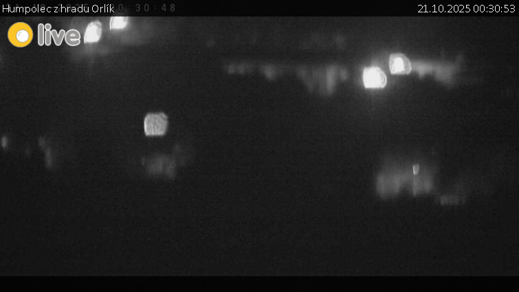 Město Humpolec - Humpolec z hradu Orlík - 21.10.2025 v 00:30 Město Humpolec - Humpolec z hradu Orlík - 21.10.2025 v 00:30