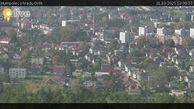 Město Humpolec - Humpolec z hradu Orlík - 21.10.2025 v 12:30 Město Humpolec - Humpolec z hradu Orlík - 21.10.2025 v 12:30