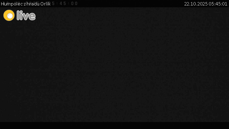 Město Humpolec - Humpolec z hradu Orlík - 22.10.2025 v 05:45 Město Humpolec - Humpolec z hradu Orlík - 22.10.2025 v 05:45
