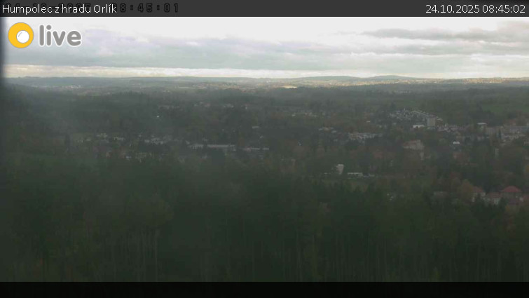 Město Humpolec - Humpolec z hradu Orlík - 24.10.2025 v 08:45 Město Humpolec - Humpolec z hradu Orlík - 24.10.2025 v 08:45