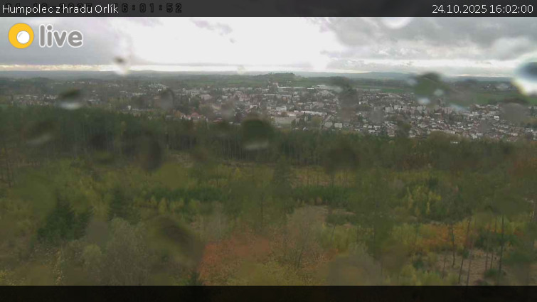Město Humpolec - Humpolec z hradu Orlík - 24.10.2025 v 16:02 Město Humpolec - Humpolec z hradu Orlík - 24.10.2025 v 16:02