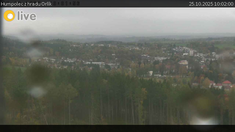 Město Humpolec - Humpolec z hradu Orlík - 25.10.2025 v 10:02 Město Humpolec - Humpolec z hradu Orlík - 25.10.2025 v 10:02