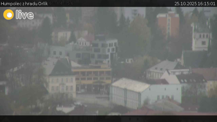Město Humpolec - Humpolec z hradu Orlík - 25.10.2025 v 16:15 Město Humpolec - Humpolec z hradu Orlík - 25.10.2025 v 16:15