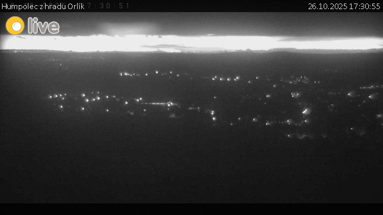 Město Humpolec - Humpolec z hradu Orlík - 26.10.2025 v 17:30 Město Humpolec - Humpolec z hradu Orlík - 26.10.2025 v 17:30