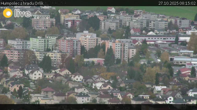 Město Humpolec - Humpolec z hradu Orlík - 27.10.2025 v 08:15 Město Humpolec - Humpolec z hradu Orlík - 27.10.2025 v 08:15