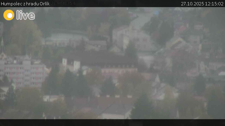 Město Humpolec - Humpolec z hradu Orlík - 27.10.2025 v 12:15 Město Humpolec - Humpolec z hradu Orlík - 27.10.2025 v 12:15
