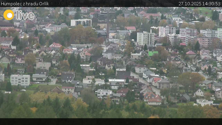 Město Humpolec - Humpolec z hradu Orlík - 27.10.2025 v 14:30 Město Humpolec - Humpolec z hradu Orlík - 27.10.2025 v 14:30