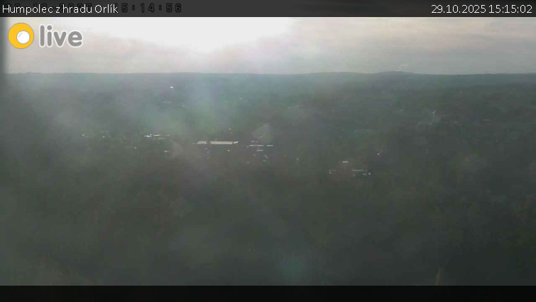 Město Humpolec - Humpolec z hradu Orlík - 29.10.2025 v 15:15 Město Humpolec - Humpolec z hradu Orlík - 29.10.2025 v 15:15
