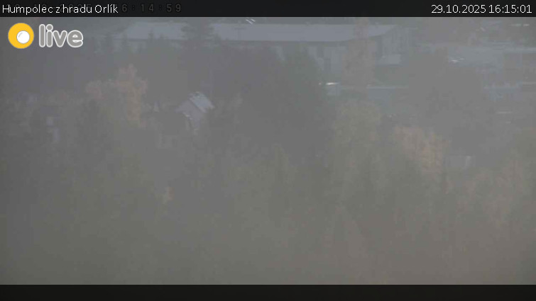 Město Humpolec - Humpolec z hradu Orlík - 29.10.2025 v 16:15 Město Humpolec - Humpolec z hradu Orlík - 29.10.2025 v 16:15