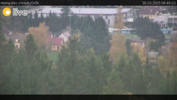 Město Humpolec - Humpolec z hradu Orlík - 30.10.2025 v 08:45 Město Humpolec - Humpolec z hradu Orlík - 30.10.2025 v 08:45