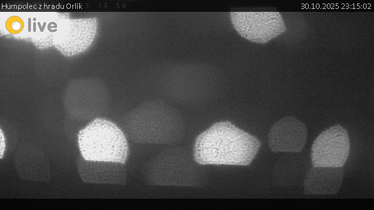 Město Humpolec - Humpolec z hradu Orlík - 30.10.2025 v 23:15 Město Humpolec - Humpolec z hradu Orlík - 30.10.2025 v 23:15