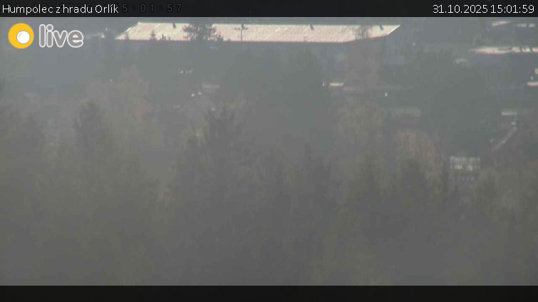 Město Humpolec - Humpolec z hradu Orlík - 31.10.2025 v 15:01 Město Humpolec - Humpolec z hradu Orlík - 31.10.2025 v 15:01