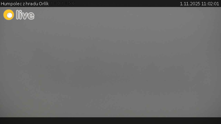 Město Humpolec - Humpolec z hradu Orlík - 1.11.2025 v 11:02 Město Humpolec - Humpolec z hradu Orlík - 1.11.2025 v 11:02