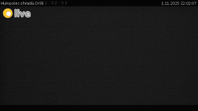 Město Humpolec - Humpolec z hradu Orlík - 1.11.2025 v 22:02 Město Humpolec - Humpolec z hradu Orlík - 1.11.2025 v 22:02