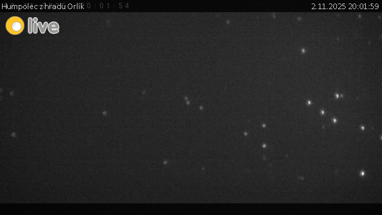 Město Humpolec - Humpolec z hradu Orlík - 2.11.2025 v 20:01 Město Humpolec - Humpolec z hradu Orlík - 2.11.2025 v 20:01