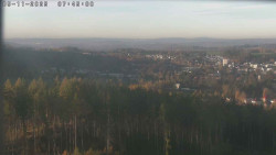 Humpolec z hradu Orlík