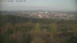 Humpolec z hradu Orlík