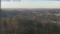 Humpolec z hradu Orlík