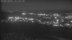 Humpolec z hradu Orlík