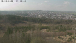 Humpolec z hradu Orlík