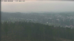 Humpolec z hradu Orlík